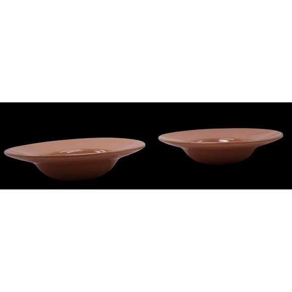 VHTF Pier 1 Imports Nutmeg Spice Wide Rim 9" Soup Salad Bowls Set-4 *RARE EUC* - Picture 4 of 10